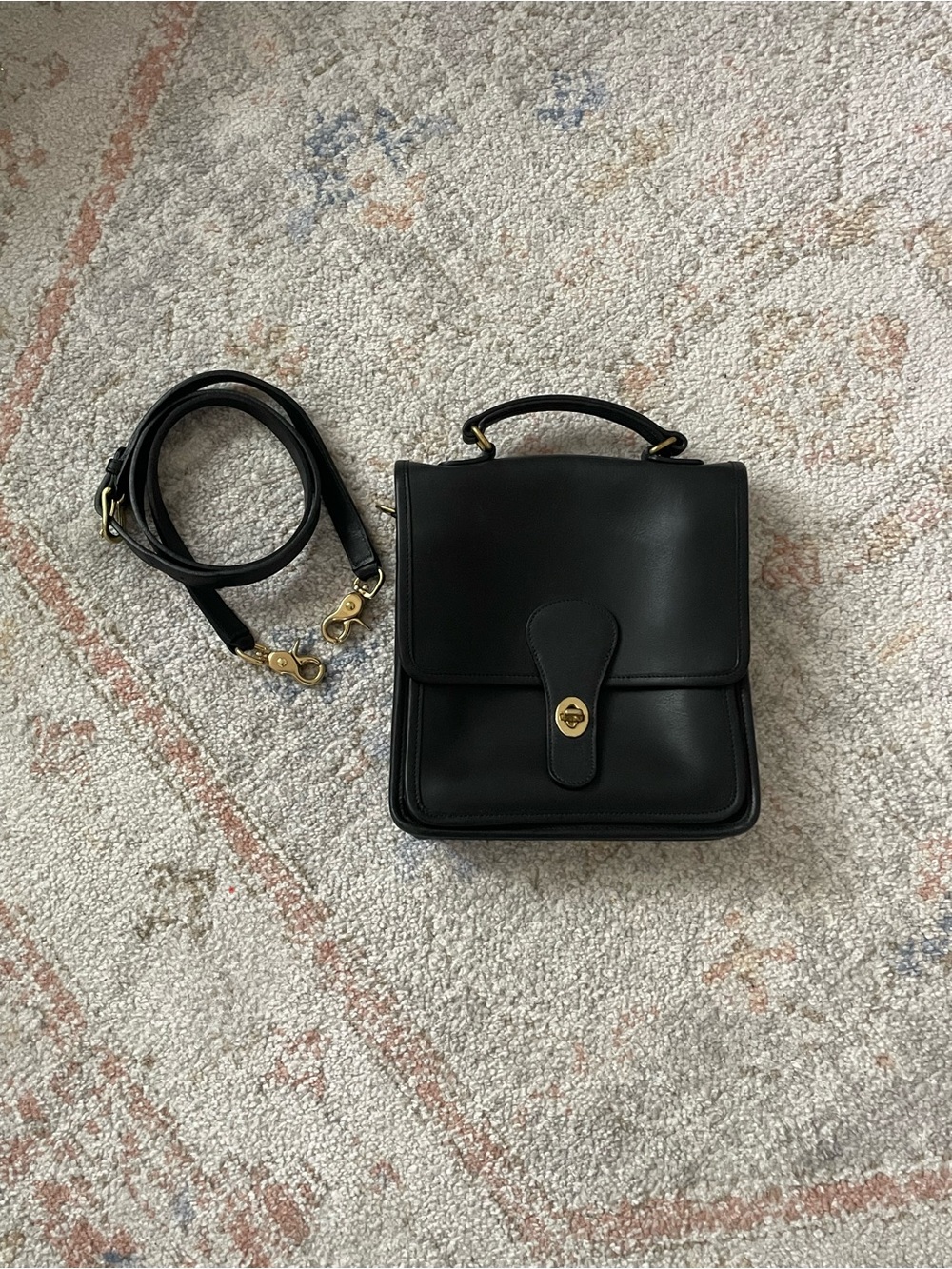 Vintage Coach Station Bag #5310